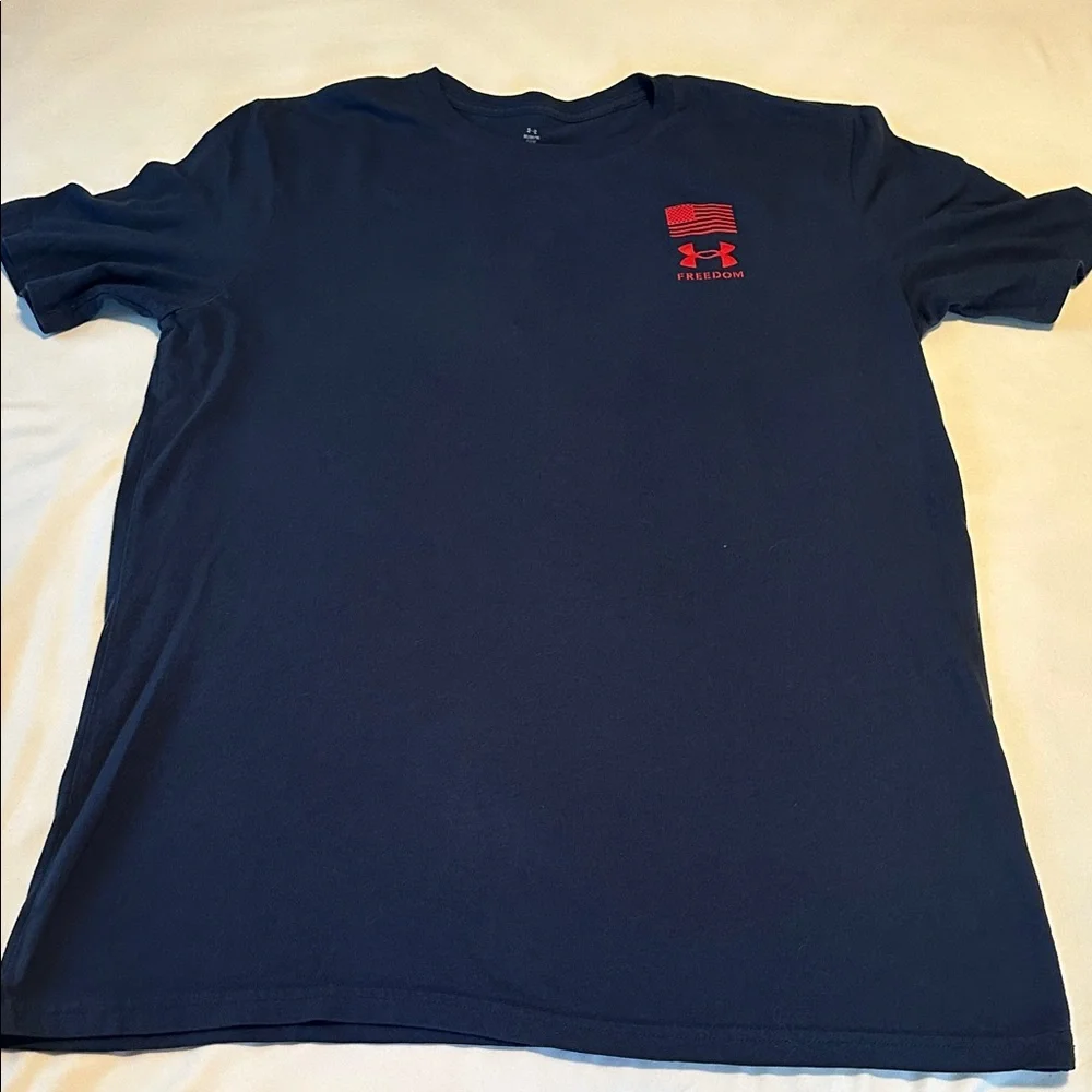 Under Armour Loose Men's Dark Blue Freedom Tee